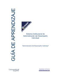 Guía de Aprendizaje, Administración del Desempeño Individual