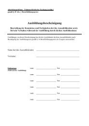 Ausbildungsbescheinigung vorzeitig.pdf - Landeszahnärztekammer ...