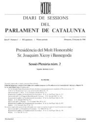 DSPC-P 003/03 - Parlament de Catalunya