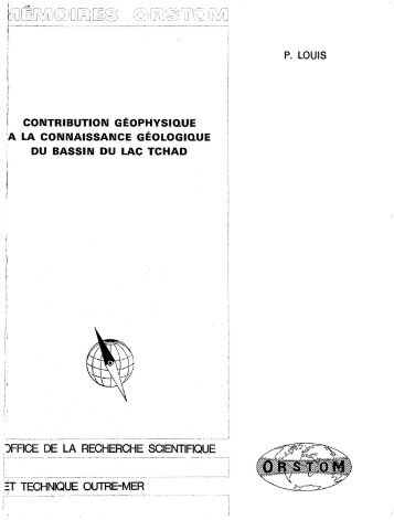 Contribution géophysique à la connaissance géologique du ... - IRD