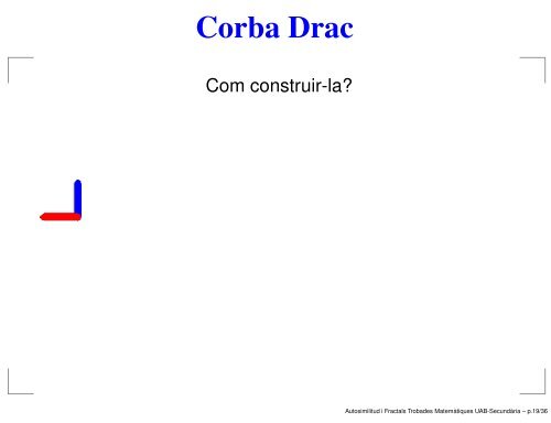 Autosimilitud i Fractals - Departament de matemàtiques