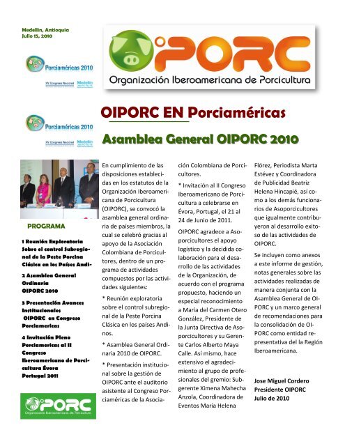 OIPORC EN Porciaméricas