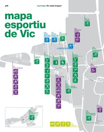 mapa esportiu de Vic - esports de Vic