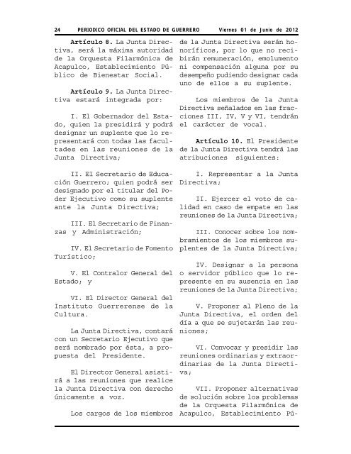 Consultar Archivo Completo - Periódico Oficial - Estado de Guerrero