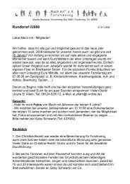 Rundbrief I/2008 - Mach mit Verein Forstinning