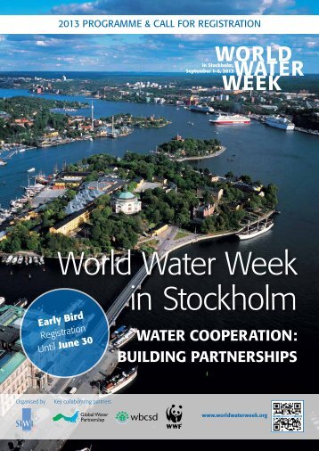 World Water Week in Stockholm