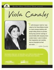 Click here for Viola Canales' printable Author Bio - Random House