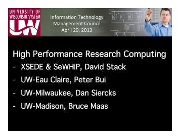 High Performance Research Computing!