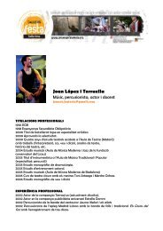 Joan López i Torruella - Tallers per a la Festa