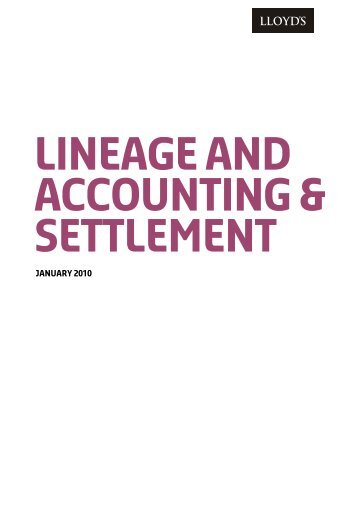 Lineage and Scheme Canada Manual - Lloyd's