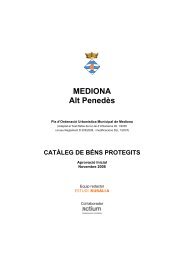 catàleg de béns protegits - Mediona.info