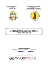 Rapport final REDES 2006-2007 Togo - UNAids