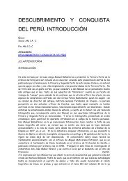 descubrimiento y conquista del perú. introducción - Grupo ...