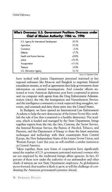 Globalization and Diplomacy: A Practitioner's Perspective