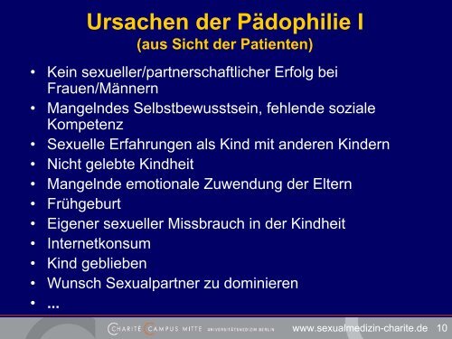 Präventive Therapie für Pädophile Männer