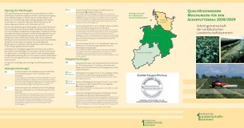 Qualitätsstandardmischungen für den Ackerfutterbau