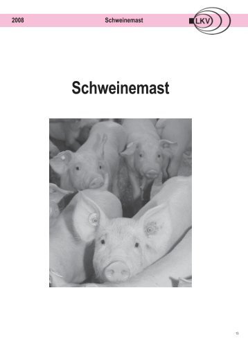 Schweinemast - LKV Bayern