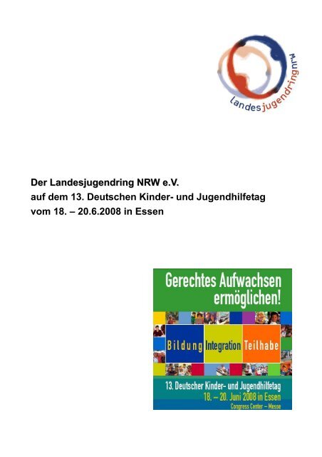 und Jugendhilfetag vom 18. â 20.6.2008 in Essen