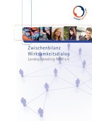 Zwischenbilanz Wirksamkeitsdialog - Landesjugendring NRW e.V.