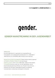 gender mainstreaming in der jugendarbeit - Landesjugendring ...