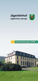 Jägerlehrhof - Landesjägerschaft Niedersachsen