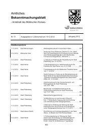 Amtliches Bekanntmachungsblatt des Märkischen ... - Märkischer Kreis