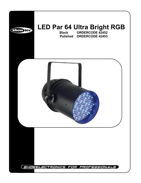 LED Par 64 Ultra Bright RGB - DLT