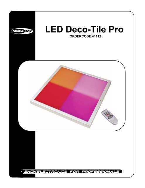 LED Deco-Tile Pro - Lite-Factory OHG