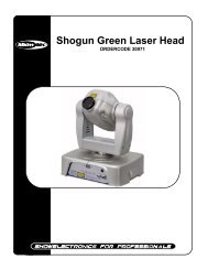 Shogun Green Laser Head