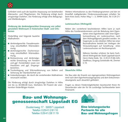 Bauen in Lippstadt â