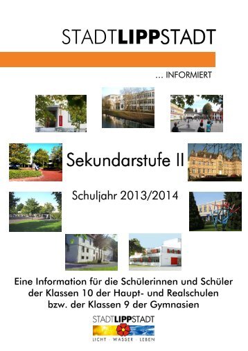 Broschüre 'Sekundarstufe II Schuljahr 2013/14' - Lippstadt