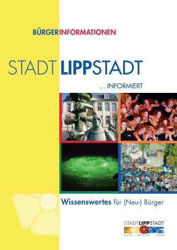 Bürgerbroschüre "Lippstadt informiert"