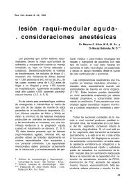 lesión raqui-medular aguda- . consideraciones anestésicas