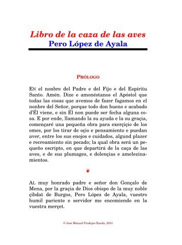 Libro de Cetrería de Ayala