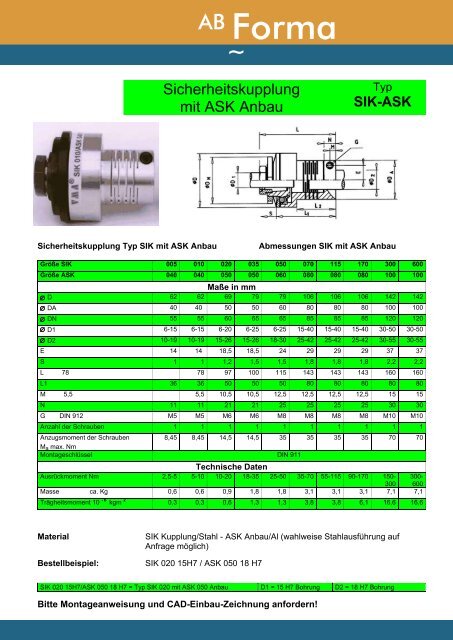 SIK-ASK - AB Forma GmbH