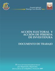 Acción Electoral y Acción de Pérdida de Investidura