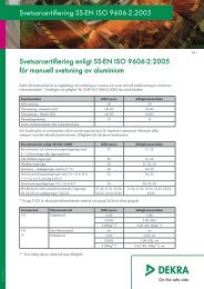 Svetsarcertifiering SS-EN ISO 9606-2:2005 - DEKRA Industrial
