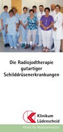 Hier erfahren Sie, wie eine Radiojodtherapie im Klinikum ...