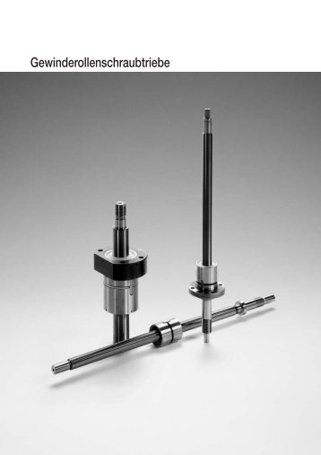 Gewinderollenschraubtriebe - Lineartechnik Korb