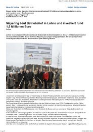 Meyering baut Betriebshof in Lohne und investiert rund ... - Lindschulte