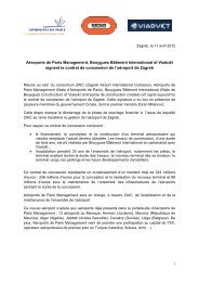 Aéroports de Paris Management, Bouygues Bâtiment International ...