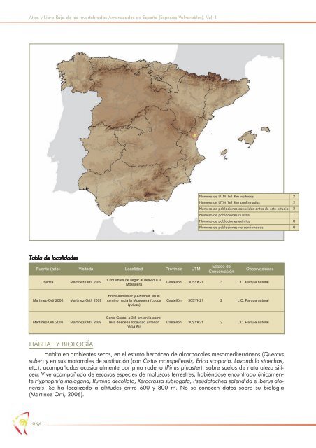 Xerocrassa edmundi Martínez-Ortí, 2006 Nombre común: Cargolet d ...