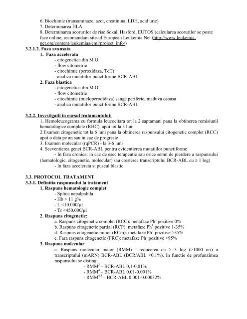 instit.oncol.cluj-napoca- sectia hematologie - 2012