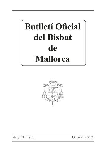 Butlletí Oficial del Bisbat de Mallorca