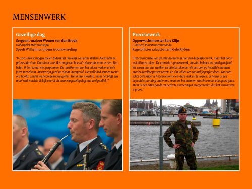 Defensie bij de troonswisseling