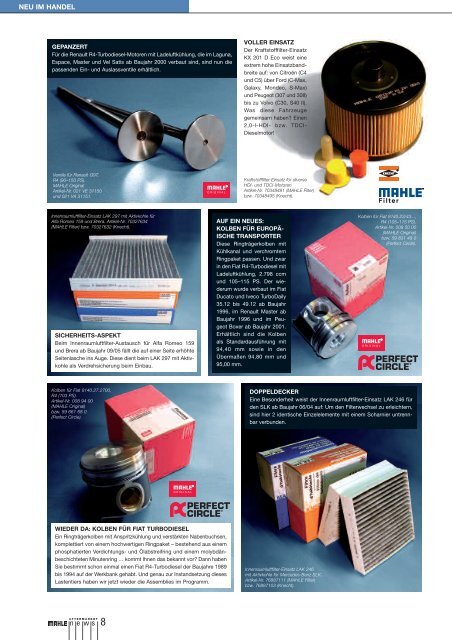 MAHLE news 3/05 Helvetica - Mahle.com