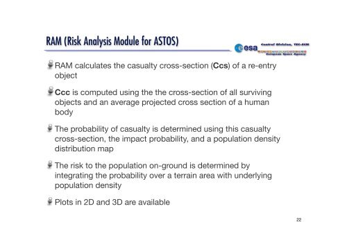 Automatic Transfer Vehicle ATV Reentry Safety Trajectory ... - Congrex