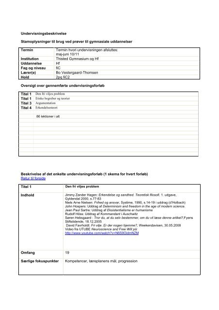 2pq fiC2 - Bo Vestergaard-Thomsen - Thisted Gymnasium og HF ...