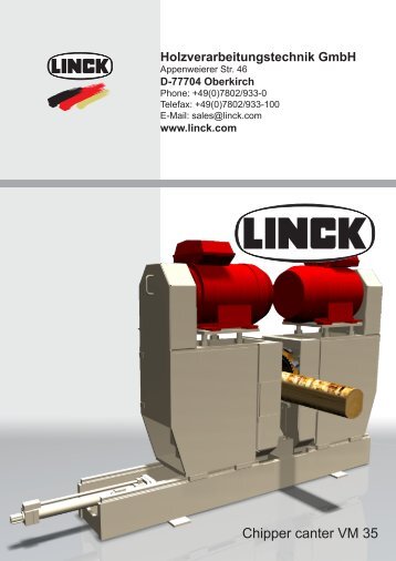 Chipper canter VM 35 - LINCK Holzverarbeitungstechnik GmbH