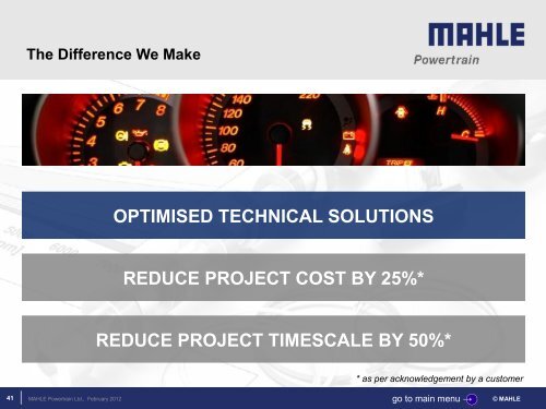 [PDF] MAHLE Powertrain â Company Overview - Mahle.com